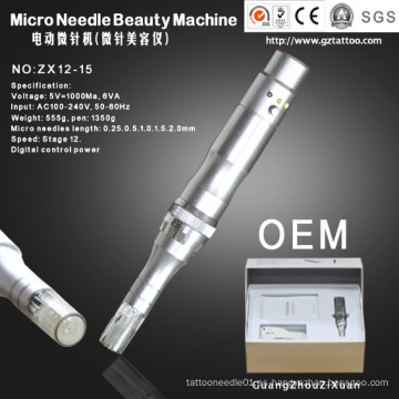 Máquina electrónica de la terapia de Dermapen / Microneedle de la aguja de la piel (ZX12-15)